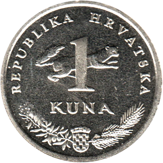 1 Kuna, 1999 Reverse