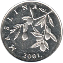Preview 20 lipe, 2001 obverse