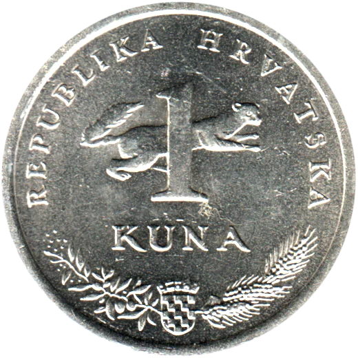 1 Kuna, 2001 Reverse