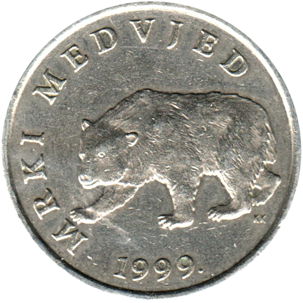 5 Kune, 1999 Obverse