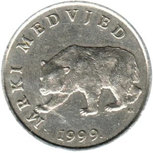 Preview 5 Kune, 1999 obverse