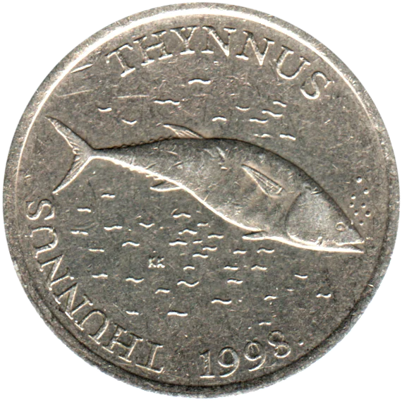2 Kune, 1998 Obverse