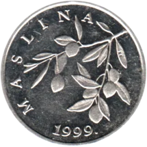 Preview 20 lipe, 1999 obverse
