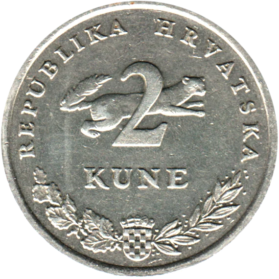 2 Kune, 2000 Reverse