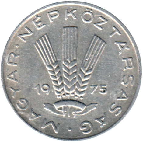 20 fillér, 1975 Obverse