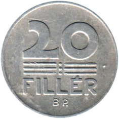 Preview 20 fillér, 1975 reverse