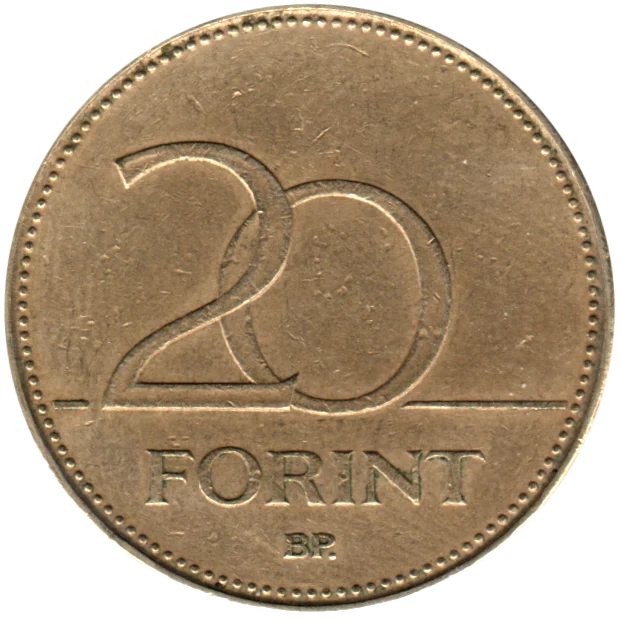 20 Forint, 1995 Reverse