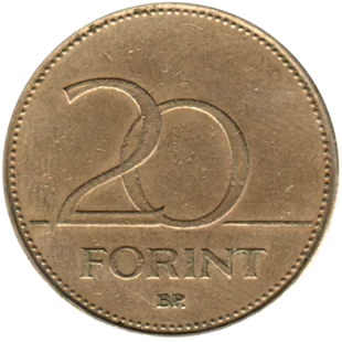 Preview 20 Forint, 1995 reverse