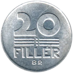 Preview 20 fillér, 1986 reverse