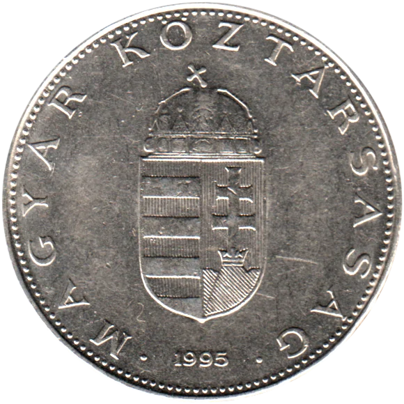 10 Forint, 1995 Obverse