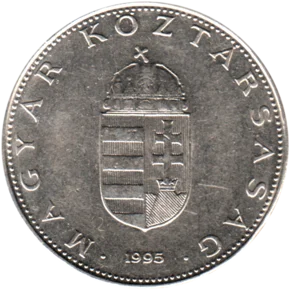 Preview 10 Forint, 1995 obverse