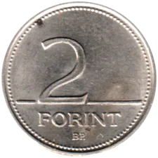 Preview 2 Forint, 1993 reverse