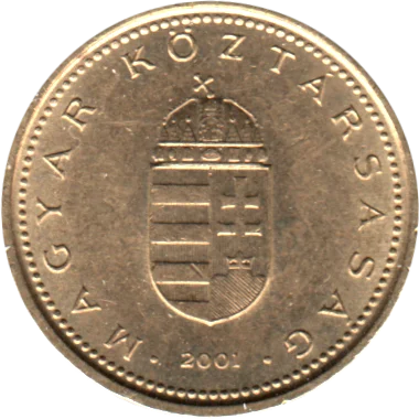 Preview 1 Forint, 2001 obverse