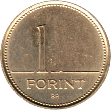 1 Forint, 2001 Reverse