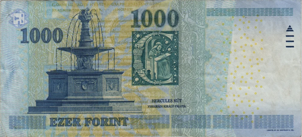 1000 Forint, 2011 Obverse