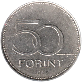 Preview 50 Forint, 1993 reverse