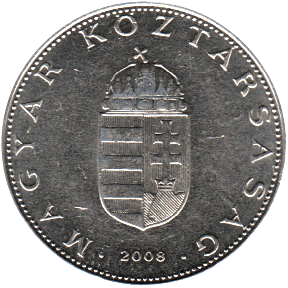 10 Forint, 2008 Obverse