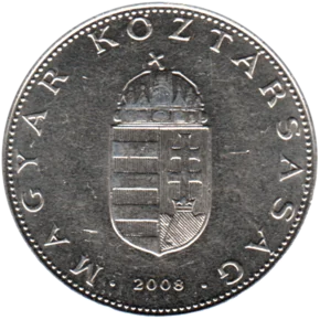 Preview 10 Forint, 2008 obverse