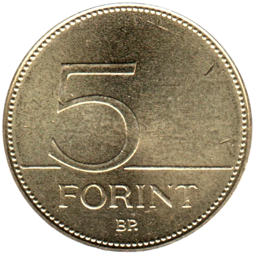 5 Forint, 2010 Reverse