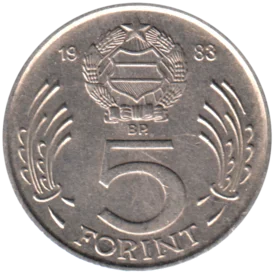 Preview 5 Forint, 1983 reverse