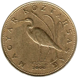 Preview 5 Forint, 2000 obverse