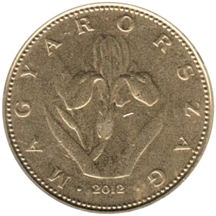 Preview 20 Forint, 2012 obverse