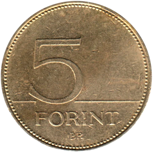5 Forint, 2001 Reverse