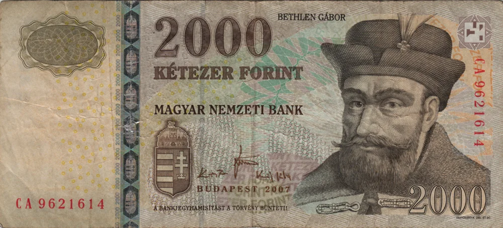 2000 Forint, 2007 Reverse
