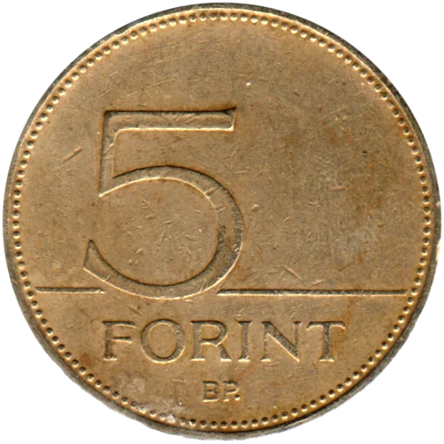 5 Forint, 1999 Reverse