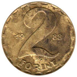 Preview 2 Forint, 1988 reverse