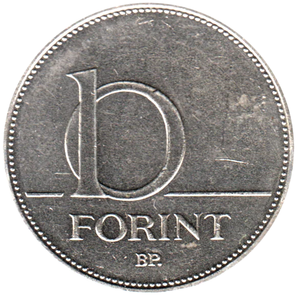 10 Forint, 2005 Reverse