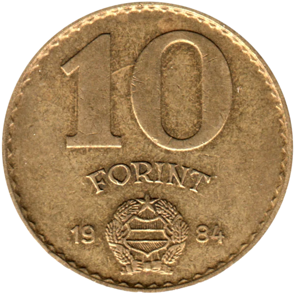 10 Forint, 1984 Reverse