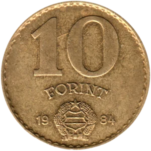 Preview 10 Forint, 1984 reverse