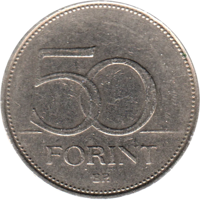 50 Forint, 1996 Reverse