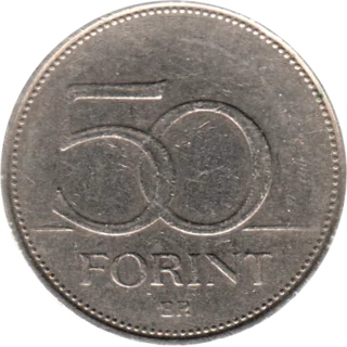 Preview 50 Forint, 1996 reverse