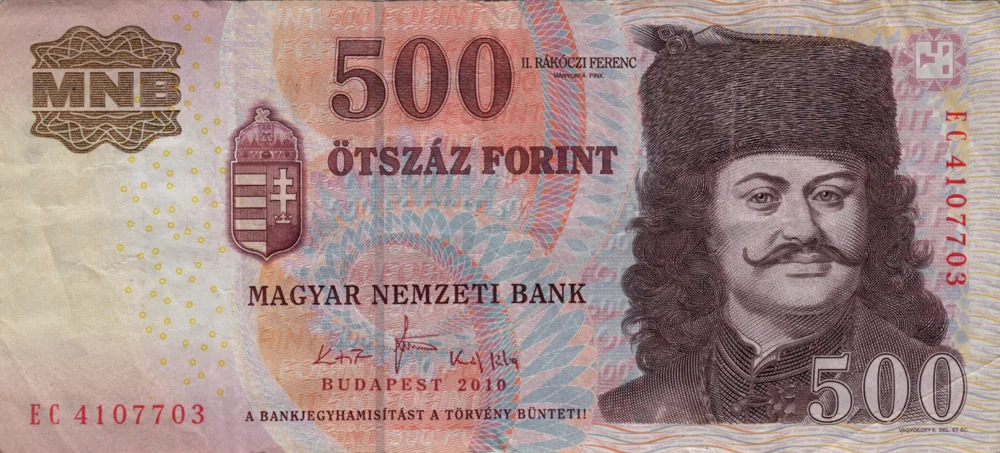 500 Forint, 2010 Reverse