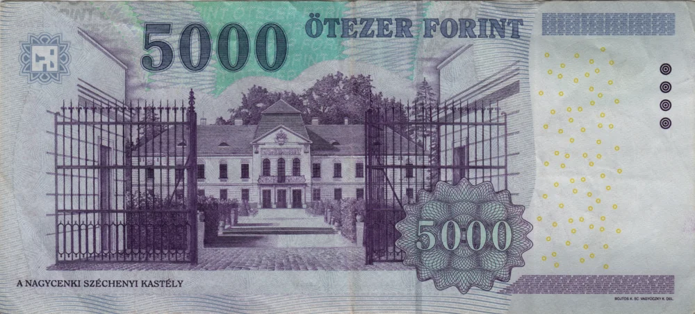 5000 Forint, 2010 Obverse