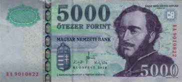 Preview 5000 Forint, 2010 reverse