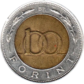 Preview 100 Forint, 1998 reverse