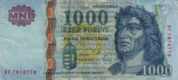 Preview 1000 Forint, 2005 reverse
