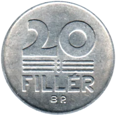 Preview 20 fillér, 1989 reverse