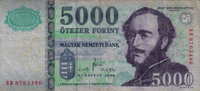 Preview 5000 Forint, 2008 reverse