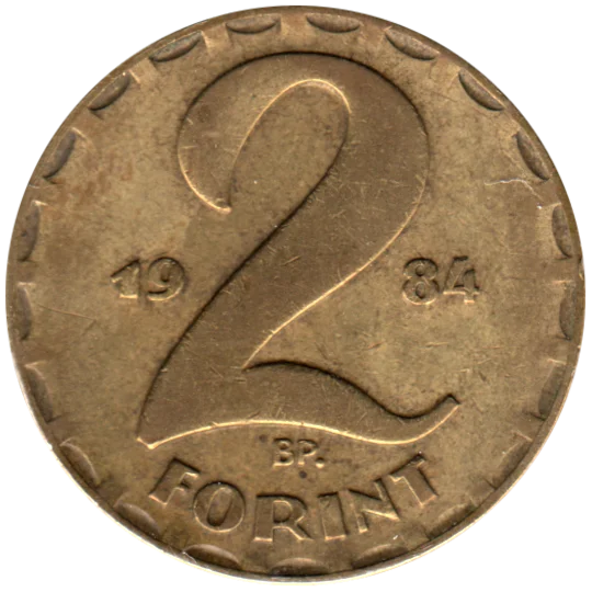 2 Forint, 1984 Reverse