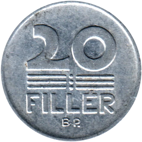 20 fillér, 1979 Reverse