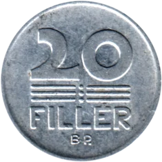 Preview 20 fillér, 1979 reverse