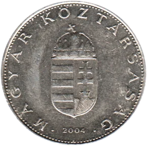 Preview 10 Forint, 2004 obverse