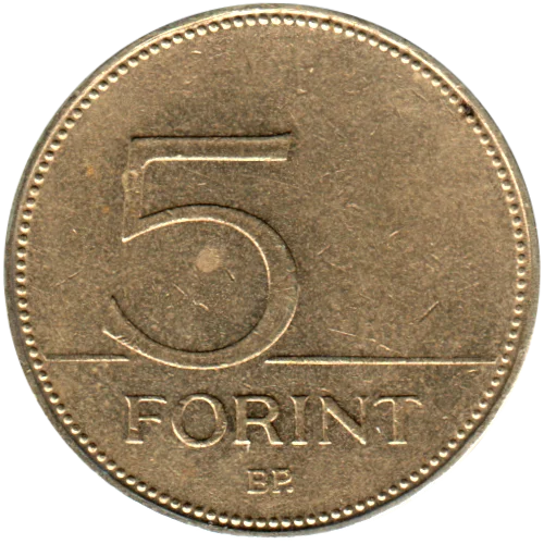 5 Forint, 2002 Reverse