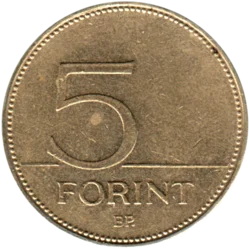Preview 5 Forint, 2002 reverse
