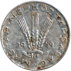 Preview 20 fillér, 1969 obverse