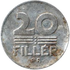 Preview 20 fillér, 1969 reverse